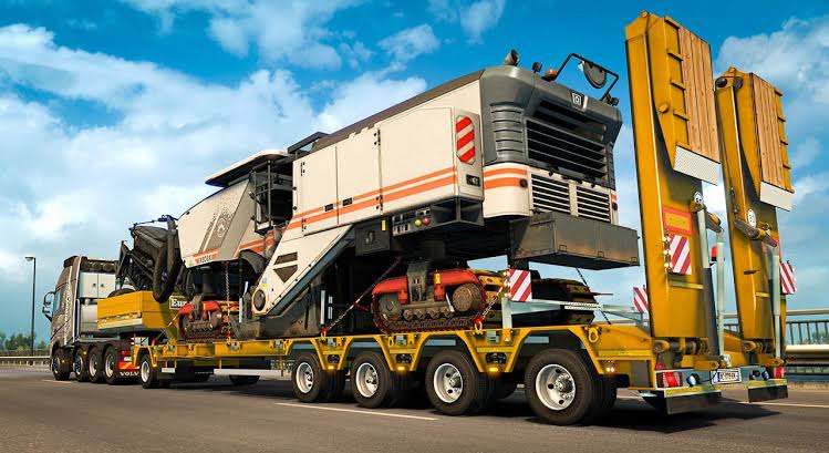 Heavy equipment shipping and specialized logistics transportation